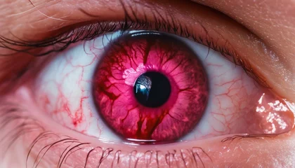 Schilderijen op glas  Eye of the Beholder - A Close-Up Perspective © vivekFx