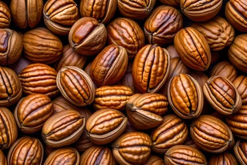 Foto op Plexiglas close up of nuts © Muhammd