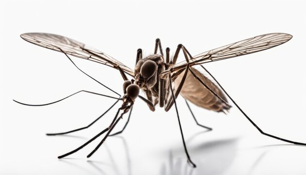  A close-up of a mosquito, a common vector for disease transmission
