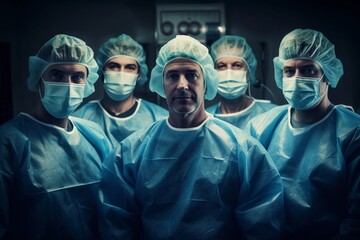 Fototapeta na wymiar Healthcare Professionals: Team Of Medical Experts