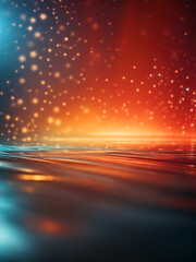 colorful sparkling light neon light shapes abstract background 