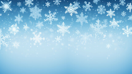 falling snow on background.