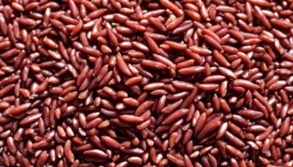  A close-up of vibrant red pomegranate seeds