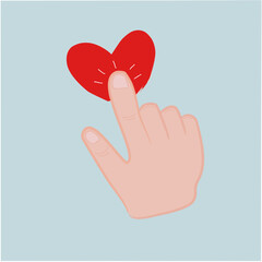 Symbol of liking someone’s post, like button