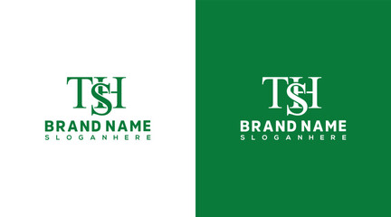 TSH Letter Logo Design, HTS icon Brand identity Design Monogram Logo SHT