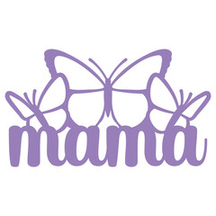 Mama with Butterflies