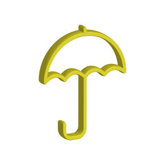 Illustration Vector Graphic of Umbrella icon