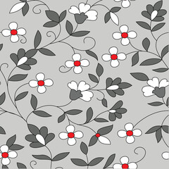 seamless vector paisley  design on background