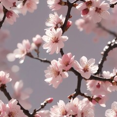 Obraz premium Beautiful cherry blossoms. spring.
