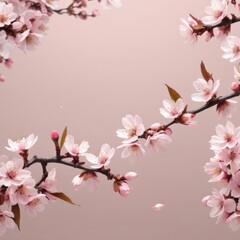 Fototapeta premium Beautiful cherry blossoms. spring.