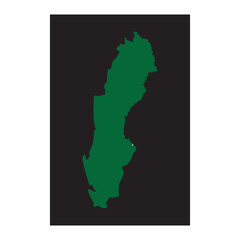 vectors illustration icon map country sweden symbol design