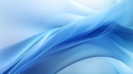 Fototapeta premium Abstract blue background, wave or veil texture