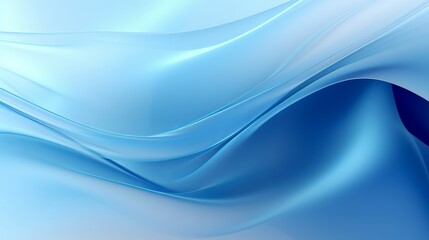 Naklejka premium Abstract blue background, wave or veil texture