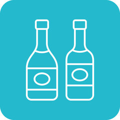 Wine Bottles Icon