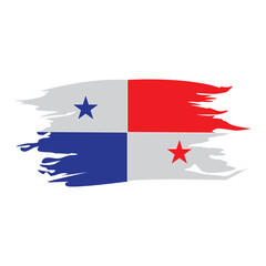 vectors illustration panama country flag icon symbol design