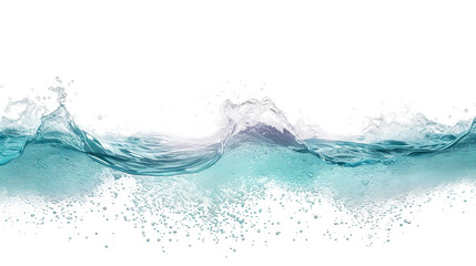 water splash on a transparent background