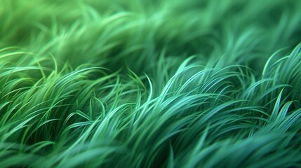 Sensual Grass Flow: Grass tufts in a brief cinematic view, blending fluid forms and calming elegance in nature's dance.