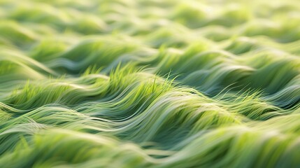 Whispers of the meadow: Wavy fescue grass creates fluid patterns, a calming dance in a sun-kissed meadow.