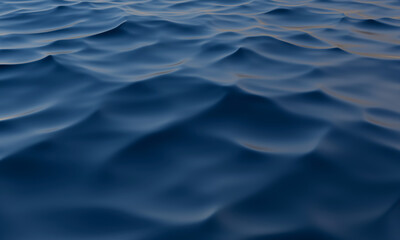 Obraz premium Water surface. Sea ripple background.