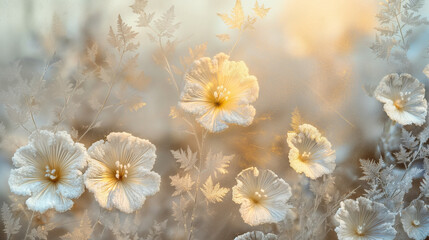 Flowers of ice