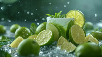 lime and ice