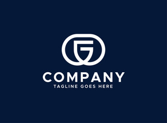 Introducing our innovative GG letter minimal logo design template, This logo used for gg letters, minimal, modern, letter mark, g letter, line art, outline, logo design for your company business