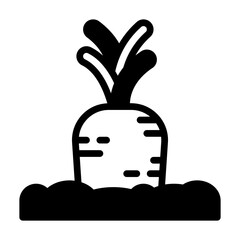 carrot glyph icon