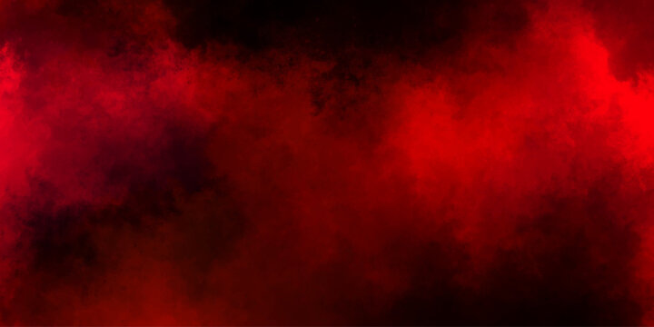 Red crimson abstract clouds or smoke,blurred photo empty space for effect powder and smoke smoke cloudy ethereal burnt rough vapour smoke isolated.
