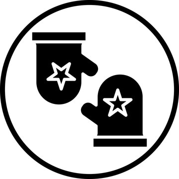 recommend clip art: Baby Gloves Icon Style