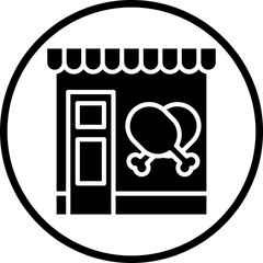 Butcher Shop Icon Style