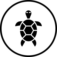 Obraz premium Turtle Icon Style
