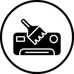 Airconditioner Cleaning Icon Style