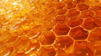 Close Up View of Honeycomb