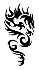 Chinese dragon black color dragon wallpaper backgrounds Art & Illustration