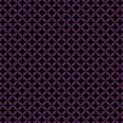 花七宝模様　黒×紫　M　1 - 739131083