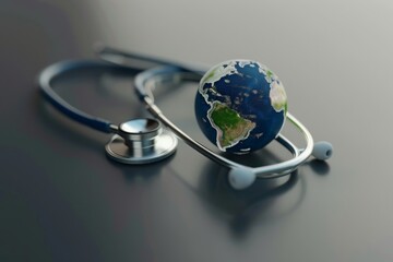 Global health in focus, concept World Health Day.