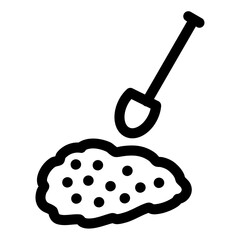 Gardening Icon Outline Style