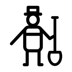 Gardening Icon Outline Style