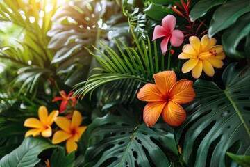 Obraz na płótnie Canvas Tropical Leaves Foliage Plant Bush professional photography