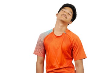 PNG Image of a young boy wearing sport wear