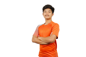 PNG Image of a young boy wearing sport wear