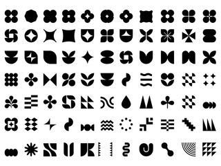 Set of Abstract Geometric Shapes