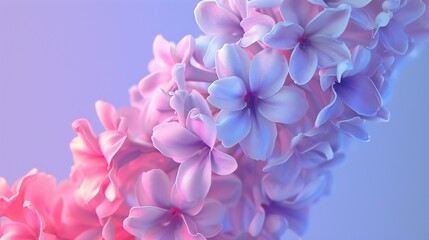 Hyacinth Whispers: Delicate blooms sway to calming rhythms.
