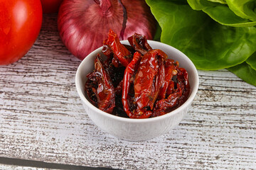 Dry tomato in olive oil