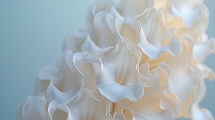 Hyacinth's essence captured in an extreme macro wave, a soothing rhythm in fluid form.