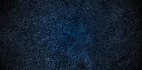 Dark blue stone wall grunge backdrop texture background. monochrome slate grunge concrete wall blue backdrop vintage marbled textured border background.	
