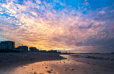 Sunset Sky on Twilight in the Evening