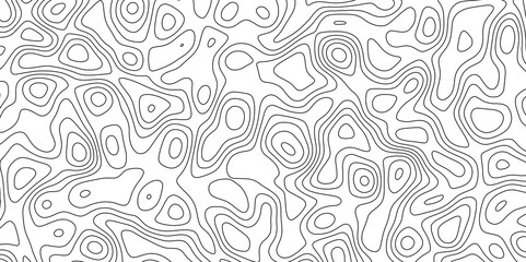 Abstract white topography vector background. Topographic map. Geographic mountain relief. counter map wavy line paper textrue. grid curve line abstract vector illustration .