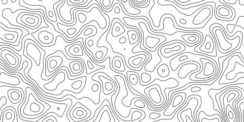 Abstract white topography vector background. Topographic map. Geographic mountain relief. counter map wavy line paper textrue. grid curve line abstract vector illustration .