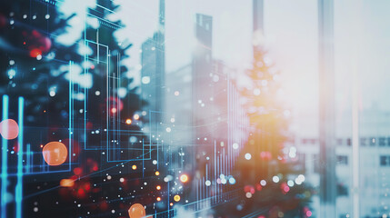 economy around christmas concept